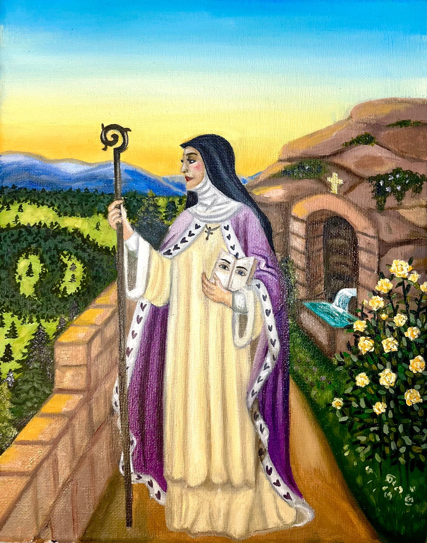 Tableau Sancta Otilia Virgo