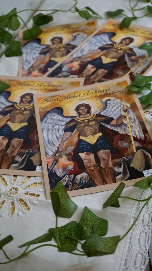 Carte de prière Saint Michel Archange
