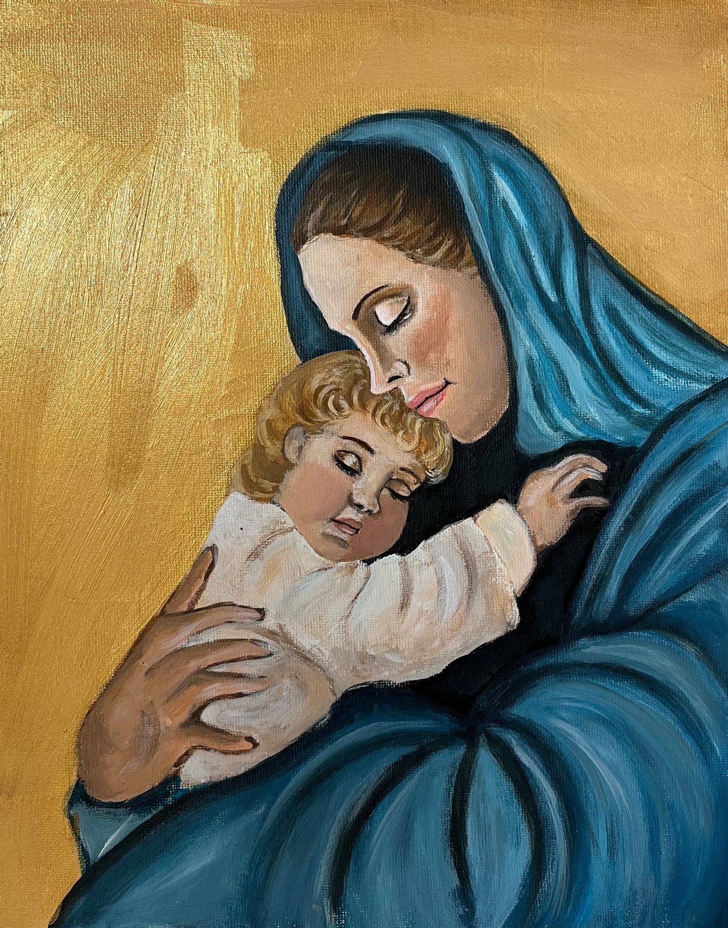 Tableau Vierge à l'enfant