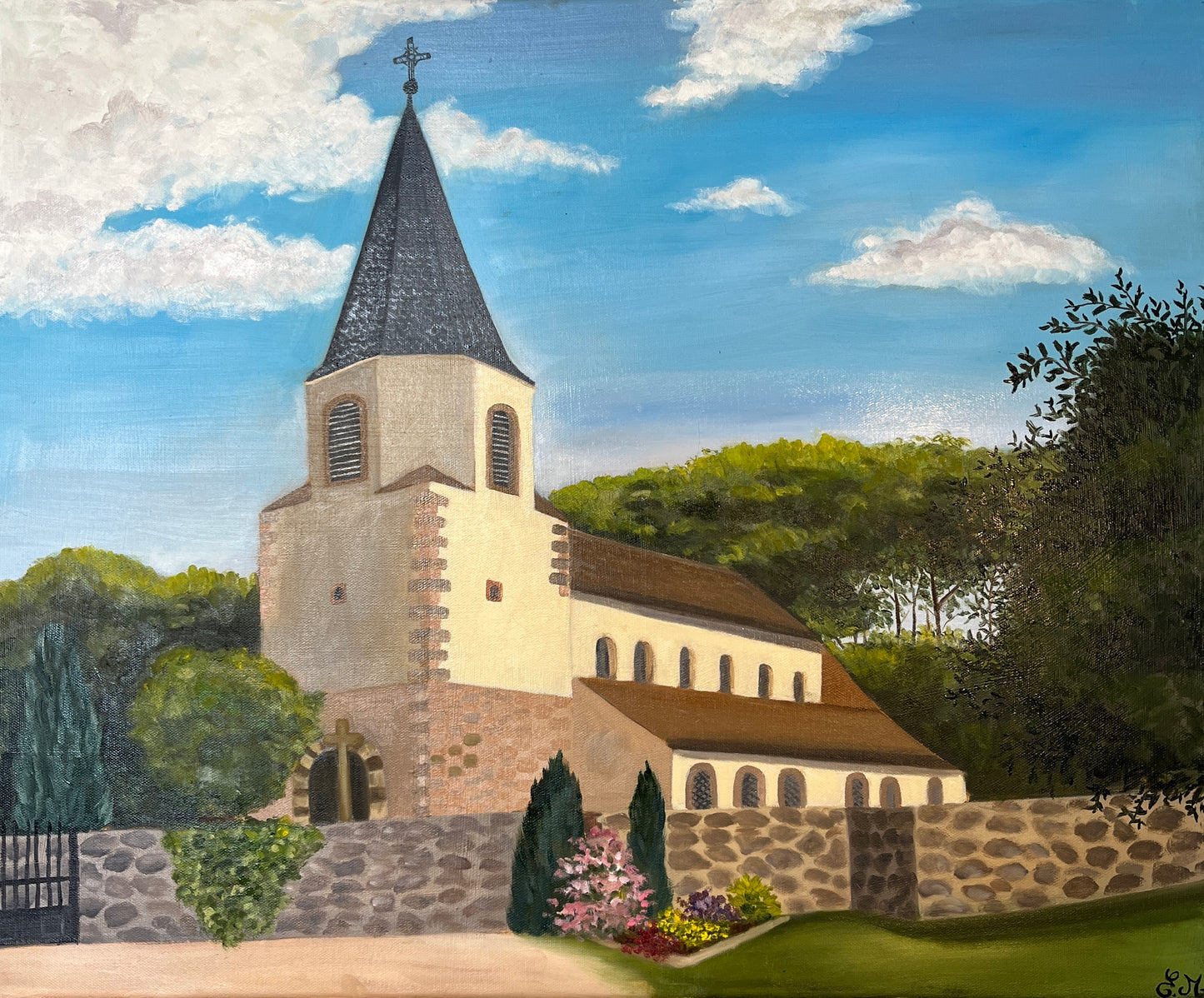 Tableau de l'eglise du Dom Peter