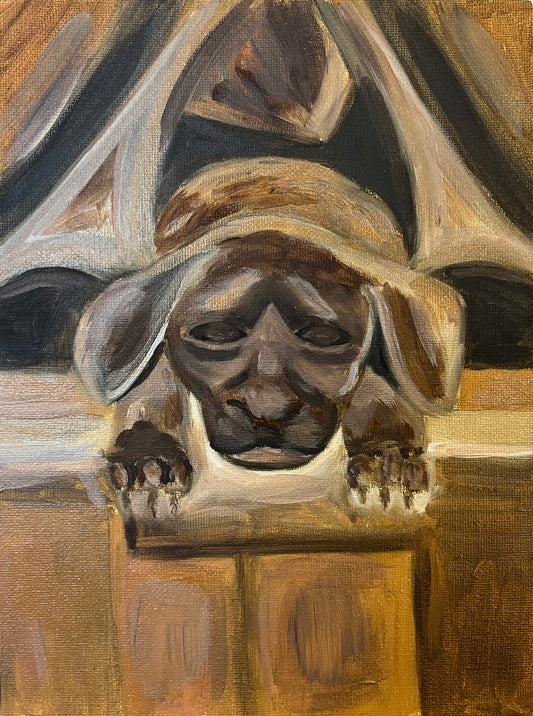 Tableau le chien de la chair