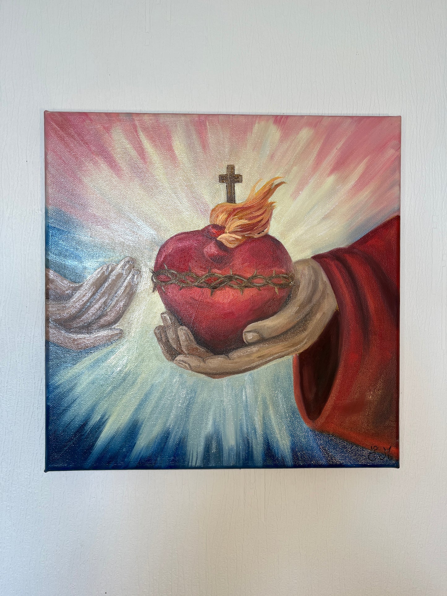 Tableau Lumière du Cœur Divin