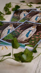 Carte de prière Notre-Dame de Lourdes