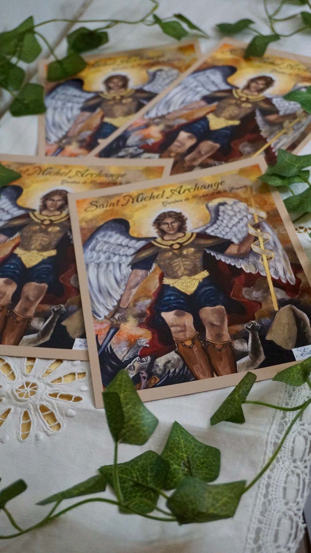 Carte de prière Saint Michel Archange