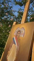 Portrait de mon arrière grand-mère en costume traditionel