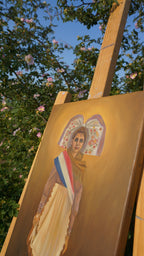 Portrait de mon arrière grand-mère en costume traditionel