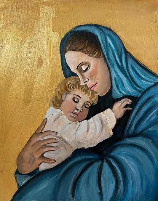 Tableau Vierge à l'enfant