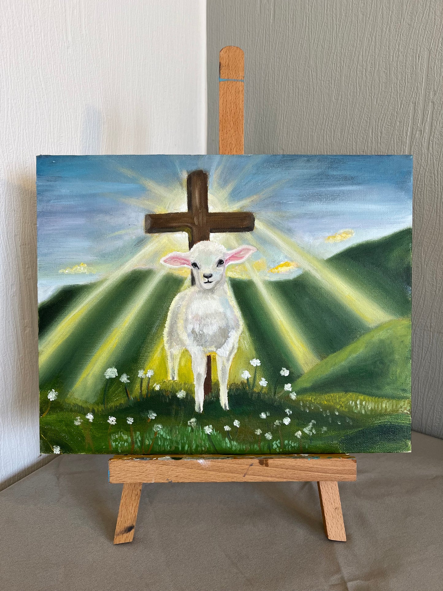 Tableau l'Agneau glorieux